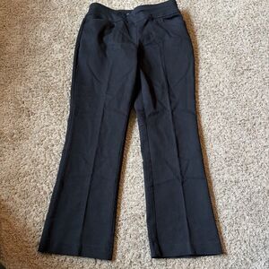 Croft & Barrow Womens Pants Black 10P Regular Effortless Stretch Pant EUC